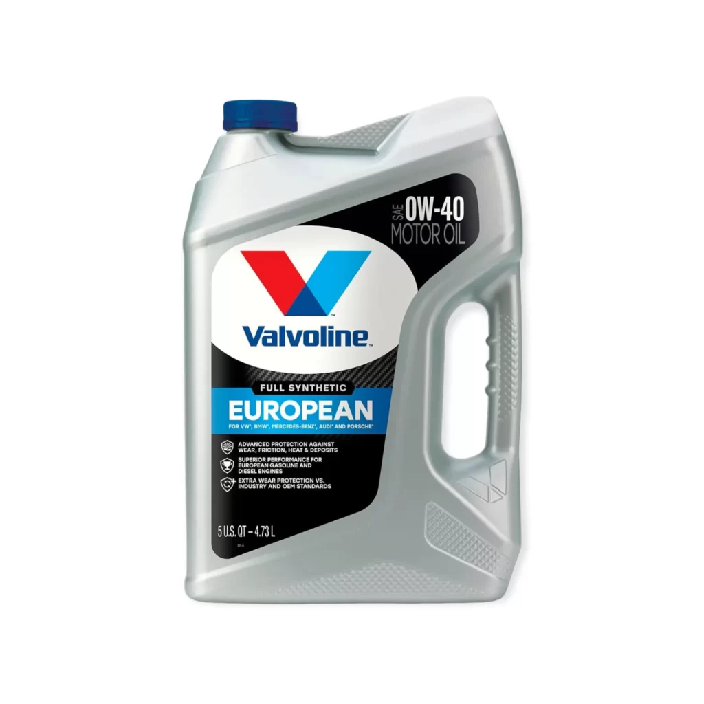 فالفولين EURO 0W40 تخليقي بالكامل 5 لتر